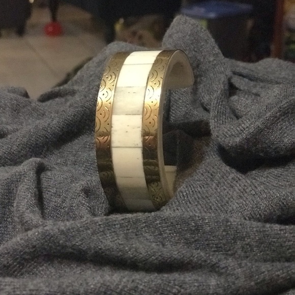 NWT MATR BOOMIE Bone Brass Cuff Bracelet - Picture 5 of 6